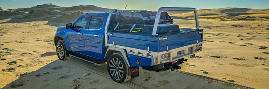 VW Amarok Offroad Tray on Stockton Beach