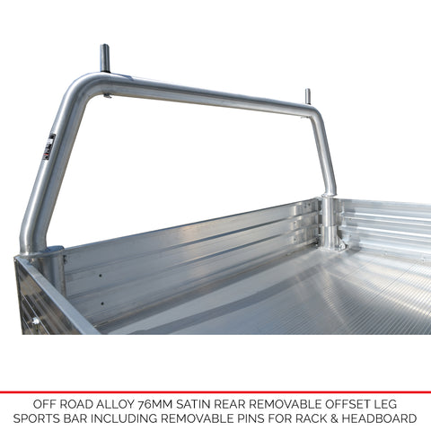 Offset Aluminium Sports Bar Rack – Duratray