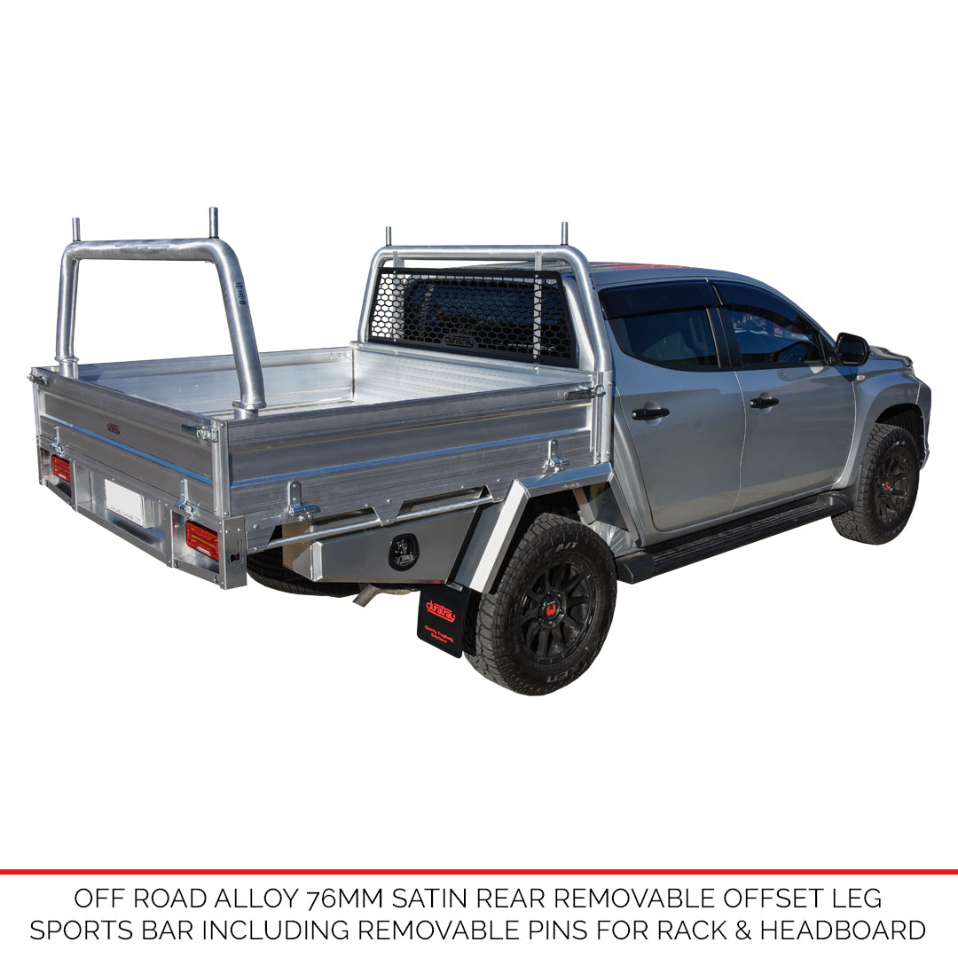 Offset Aluminium Sports Bar Rack – Duratray