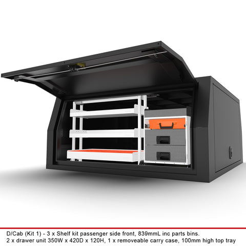 Dual Cab Canopy Internal Fit-Out Kit 1