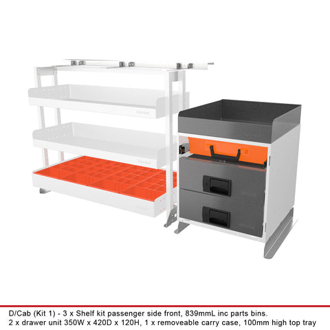 Dual Cab Canopy Internal Fit-Out Kit 1