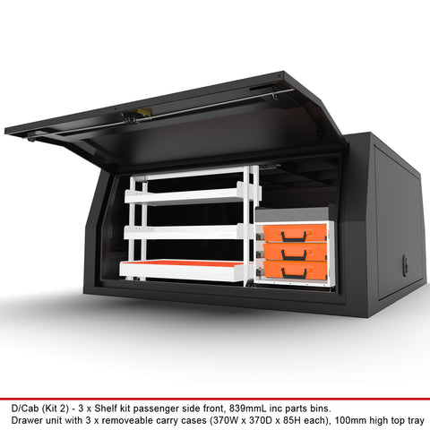 Dual Cab Canopy Internal Fit-Out Kit 2