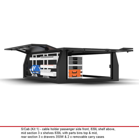 Single Cab Canopy Internal Fit-Out Kit 1