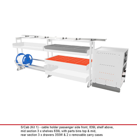 Single Cab Canopy Internal Fit-Out Kit 1