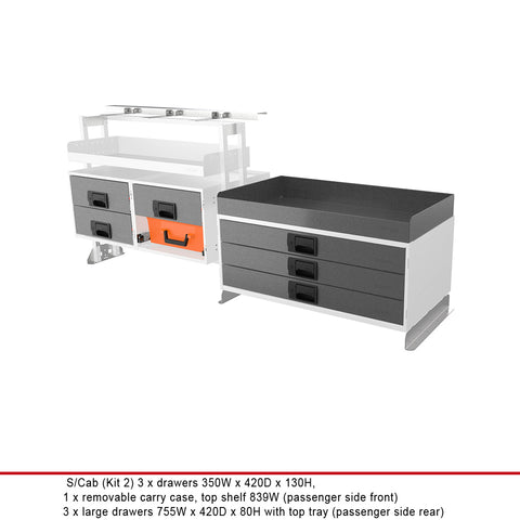 Single Cab Canopy Internal Fit-Out Kit 2