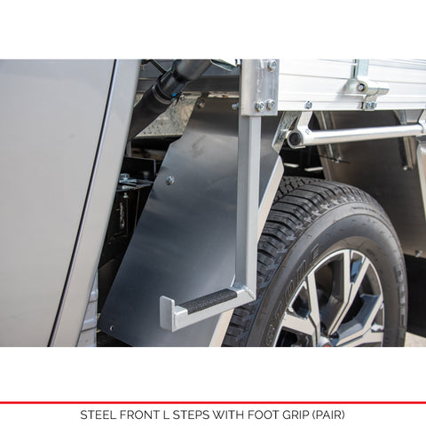 Steel Front L Steps – Duratray
