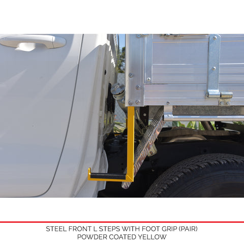 Steel Front L Steps – Duratray