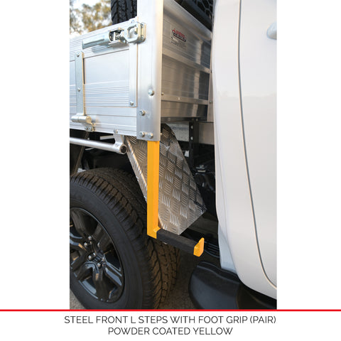 Steel Front L Steps – Duratray