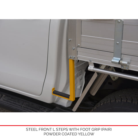 Steel Front L Steps – Duratray