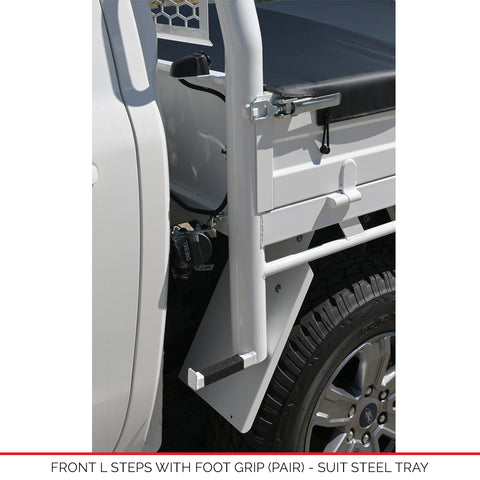 Steel Front L Steps – Duratray