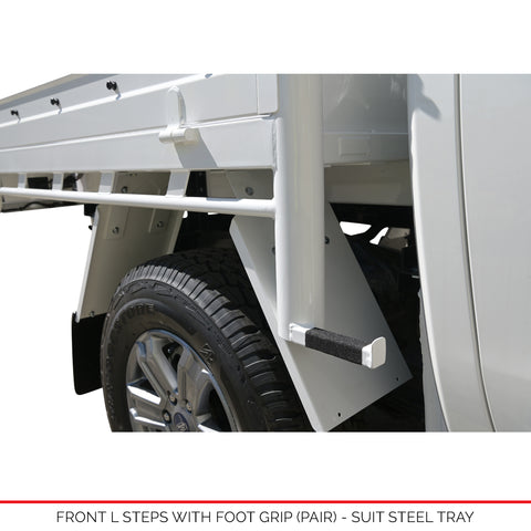 Steel Front L Steps – Duratray