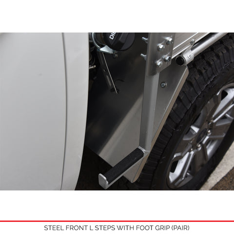 Steel Front L Steps – Duratray