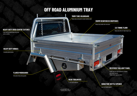 Off Road Aluminum Tray - FROM $6,850.00 Plus Fitting