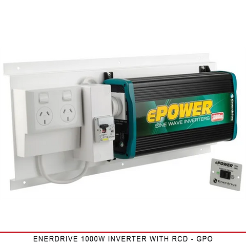Enerdrive ePower 1000W Pure Sine Wave Inverter with RCD - GPO
