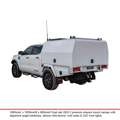 Gen2 Dual Cab Chassis Mount Canopy