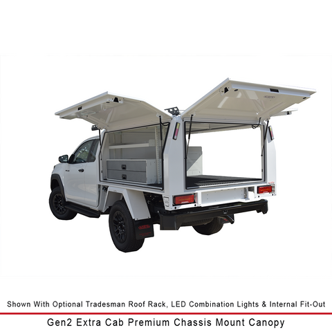 Gen2 Extra Cab Chassis Mount Canopy