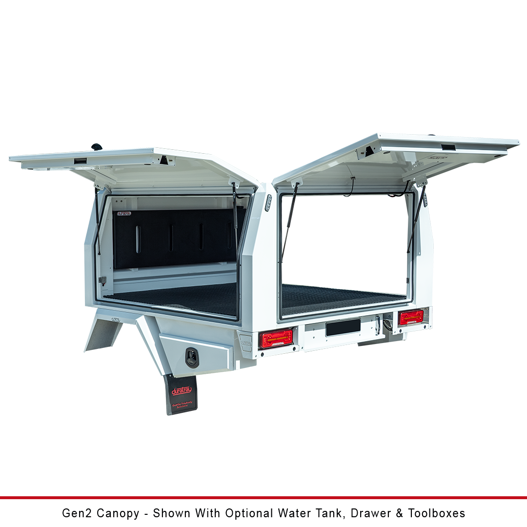 Gen2 Dual Cab Chassis Mount Canopy - Compatible with Ranger Super Duty ...