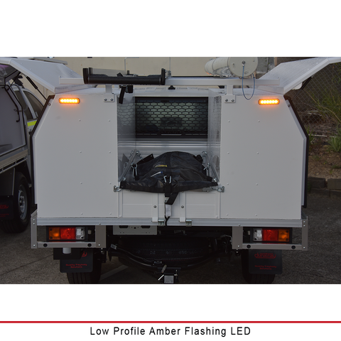Low Profile Amber Flashing LED 4 x 4W