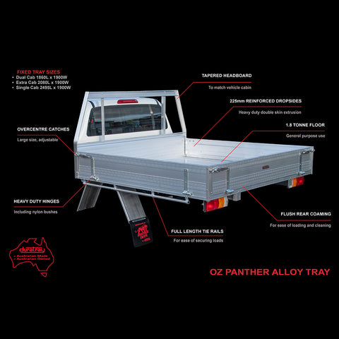 Oz Panther Aluminium Tray