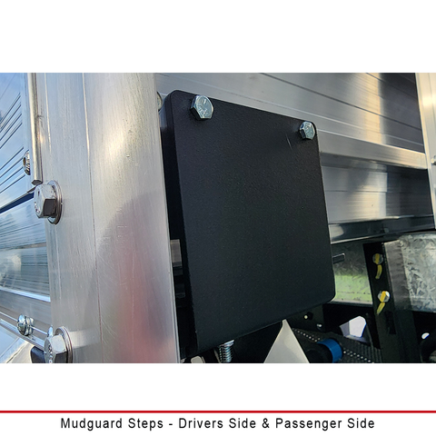 Duratray driver's-side & passenger side Mudguard Steps