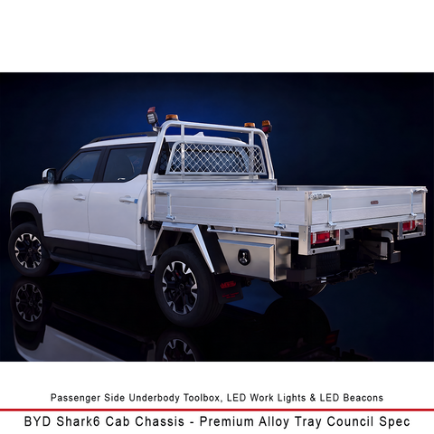 Premium Aluminium Tray - Compatible with BYD Shark6 Cab Chassis