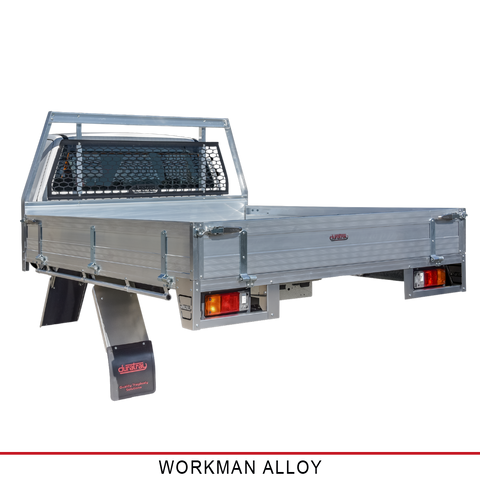 Workman Aluminium Tray - FROM $3,340.00 Plus Fitting
