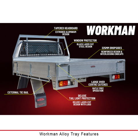 Workman Aluminium Tray